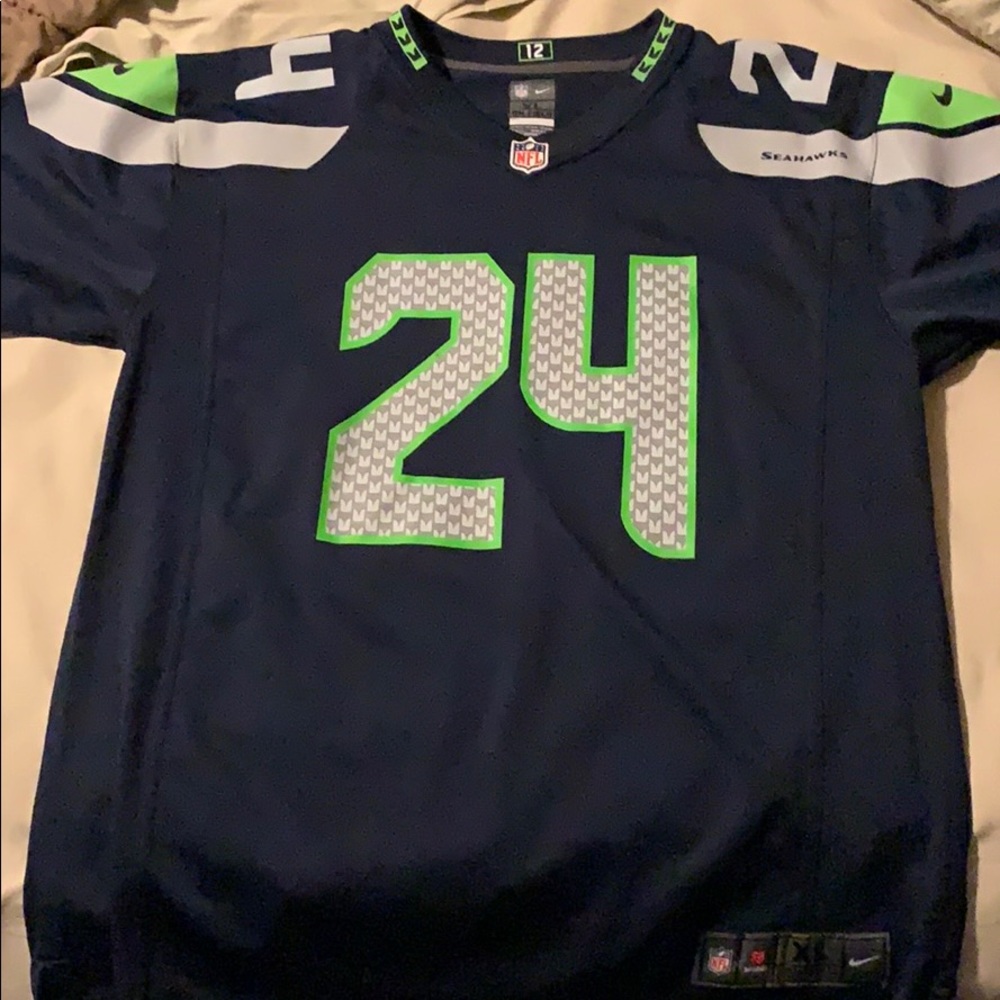 Marshawn Lynch Seahawks jersey